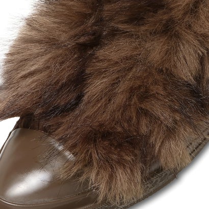 コンバース CONVERSE オールスター ポインテッドトウ ボリュームファースリップ OX（ALL STAR POINTEDTOE VOLUMEFUR SLIP OX） （ウルフブラウン）｜詳細画像