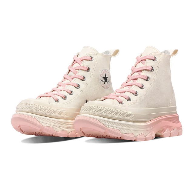 オールスター トレックウエーブ グラデーションソール HI（ALL STAR TREKWAVE GRADATIONSOLE HI） （アイボリー/ペールピンク）