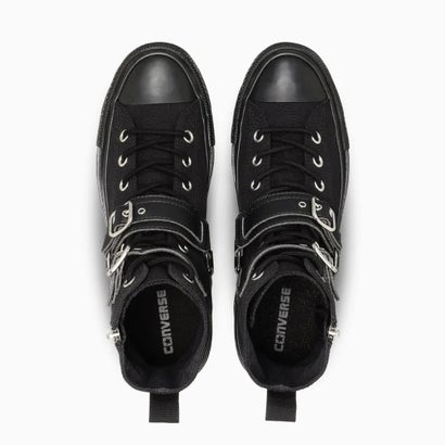 レディース スニーカー オールスター シャークソール ST Z SHIN-HI シンハイ 厚底 ハイカット ジッパー （ブラック/ブラック）｜詳細画像