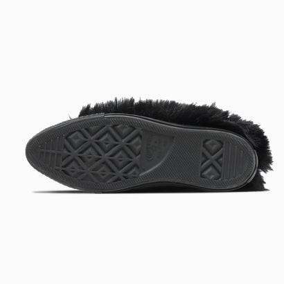 コンバース CONVERSE レディース スニーカー オールスター ポインテッドトウ ボリュームファー スリップ OX  ポインテッドトゥ （ブラック）｜詳細画像