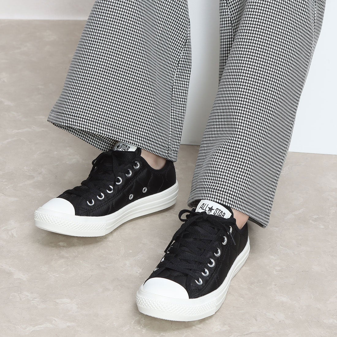 コンバース CONVERSE ASライト キルティング SLIP OX 130534 