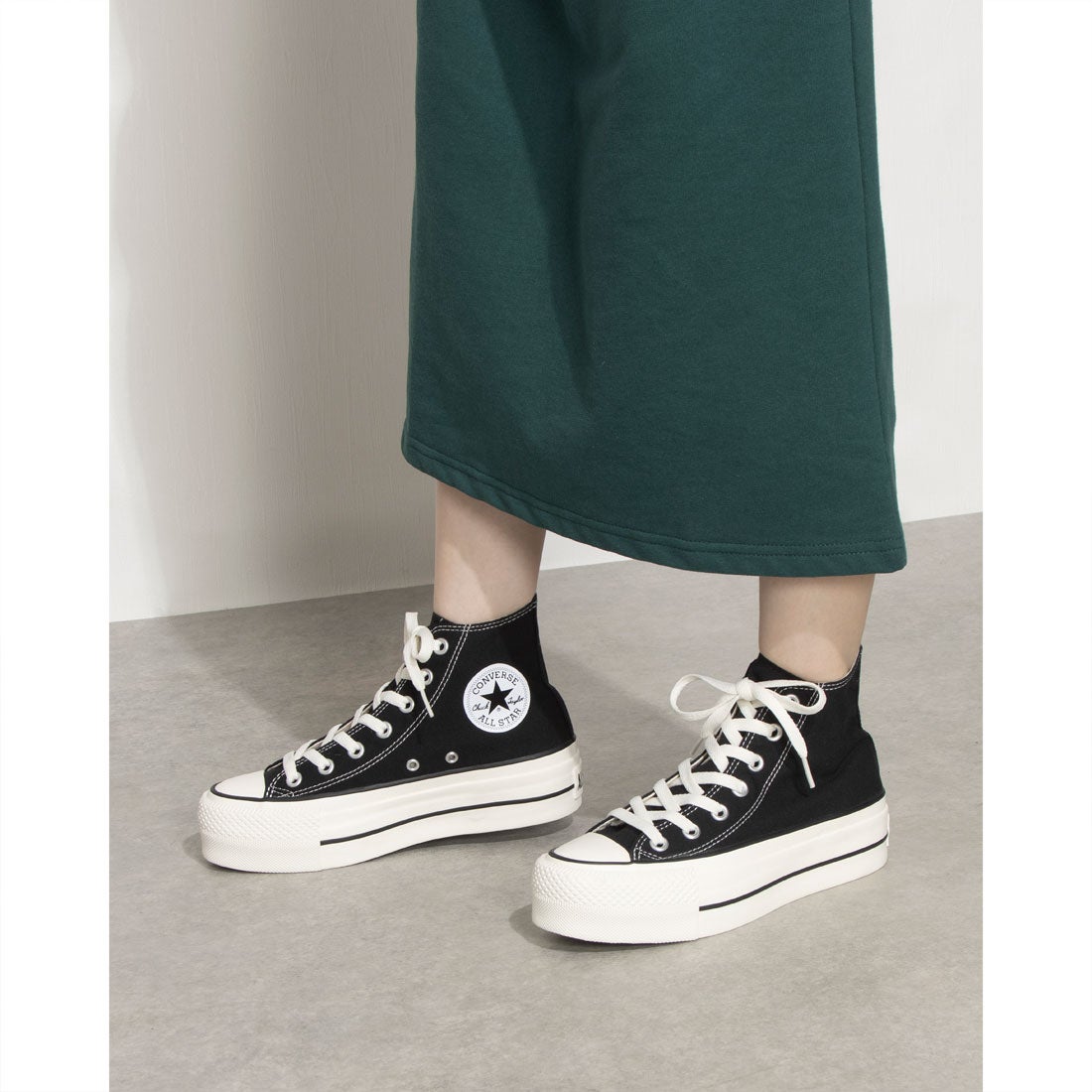 コンバース CONVERSE レディース スニーカー ハイカット 厚底 ALL STAR