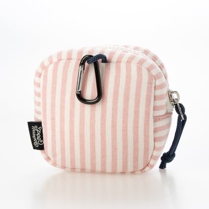 CV OG STRIPE PUFFING POUCH （ピンク）｜詳細画像
