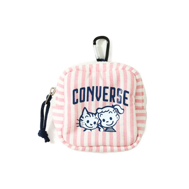 CV OG STRIPE PUFFING POUCH （ピンク）