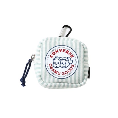 CV OG STRIPE PUFFING POUCH （グリーン）｜詳細画像