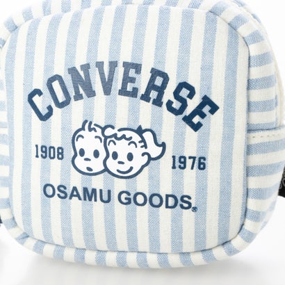 CV OG STRIPE PUFFING POUCH （サックスブルー）｜詳細画像