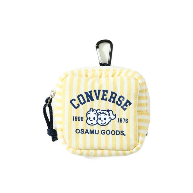 CV OG STRIPE PUFFING POUCH （イエロー）
