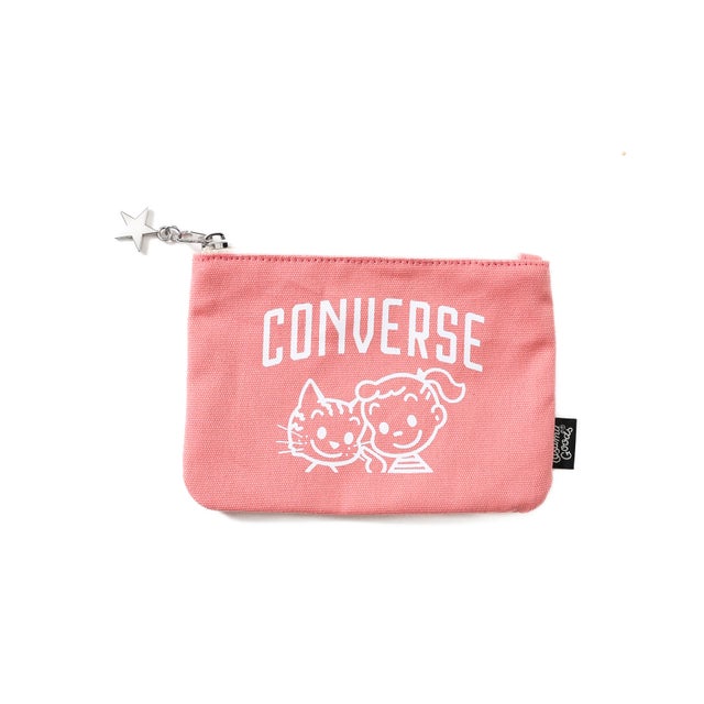 CV OG FLAT CANVAS POUCH （ピンク）