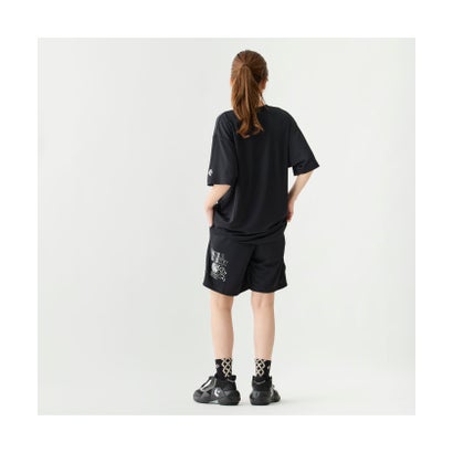 コンバース CONVERSE バスケット プリント T シャツ  CB261360 （2800 C.ネイビー）｜詳細画像
