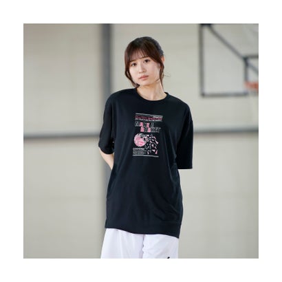 コンバース CONVERSE バスケット プリント T シャツ  CB261360 （2800 C.ネイビー）｜詳細画像
