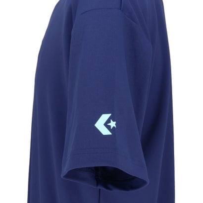 コンバース CONVERSE バスケット プリント T シャツ  CB261360 （2800 C.ネイビー）｜詳細画像