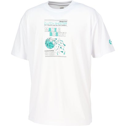 コンバース CONVERSE バスケット プリント T シャツ  CB261360 （2800 C.ネイビー）｜詳細画像
