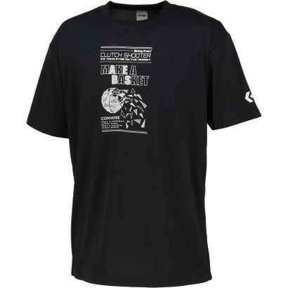 コンバース CONVERSE バスケット プリント T シャツ  CB261360 （2800 C.ネイビー）｜詳細画像