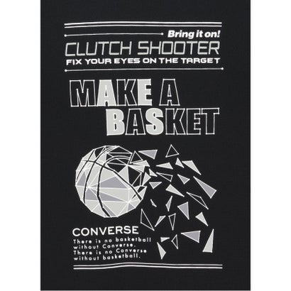 コンバース CONVERSE バスケット プリント T シャツ  CB261360 （2800 C.ネイビー）｜詳細画像