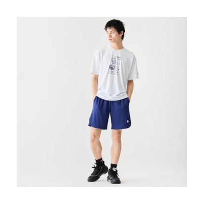 コンバース CONVERSE バスケット プリント T シャツ  CB261360 （1911 ブラック×ホワイト）｜詳細画像