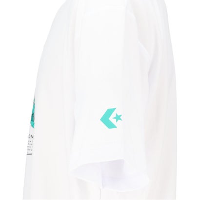 コンバース CONVERSE バスケット プリント T シャツ  CB261360 （1911 ブラック×ホワイト）｜詳細画像