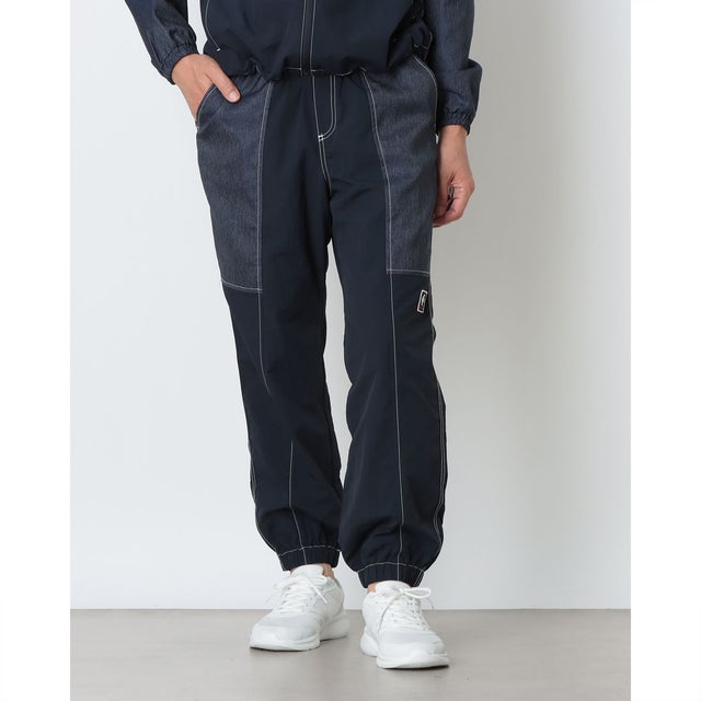 ライフスタイルロングパンツ シンセティックデニムハイブリッドパンツ M （NAVY）