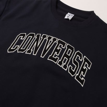 コンバース CONVERSE スウェットトレーナー CV コーデュロイロゴ クルートップ M （NAVY）｜詳細画像