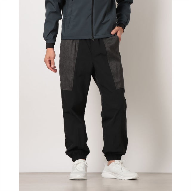 ライフスタイルロングパンツ シンセティックデニムハイブリッドパンツ M （BLACK）