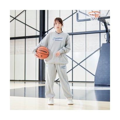コンバース CONVERSE バスケット スウェットシャツ  CB262251 （1900 ブラック）｜詳細画像