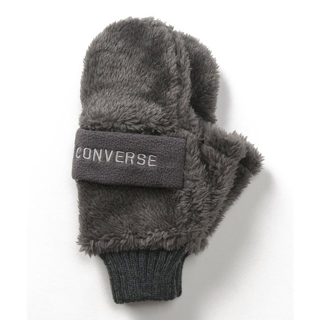 Band Fleece Boa Mitten ボア手袋 （M・グレー）