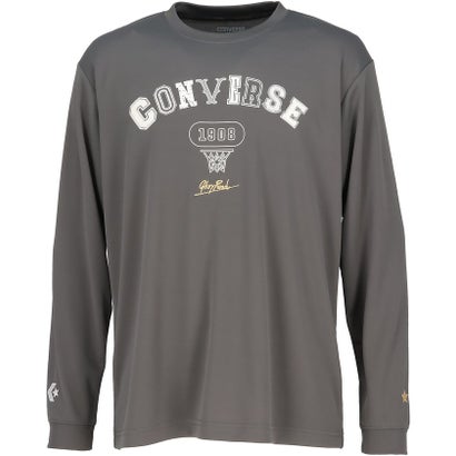 コンバース/GSプリントロングスリーブシャツ(GS PRINT  LONG SLEEVE SHIRT) （チャコール）｜詳細画像