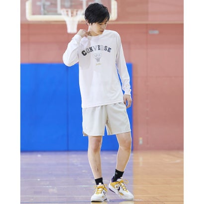 コンバース/GSプリントロングスリーブシャツ(GS PRINT  LONG SLEEVE SHIRT) （ホワイト）｜詳細画像