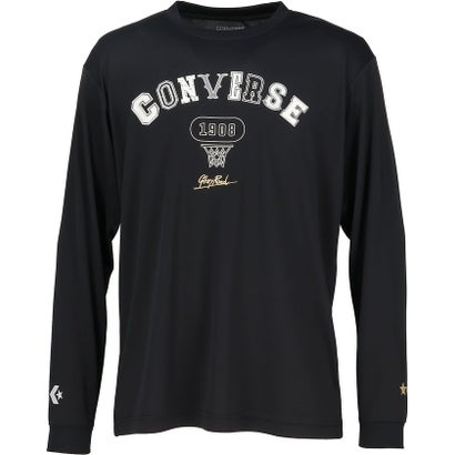 コンバース/GSプリントロングスリーブシャツ(GS PRINT  LONG SLEEVE SHIRT) （ブラック）｜詳細画像
