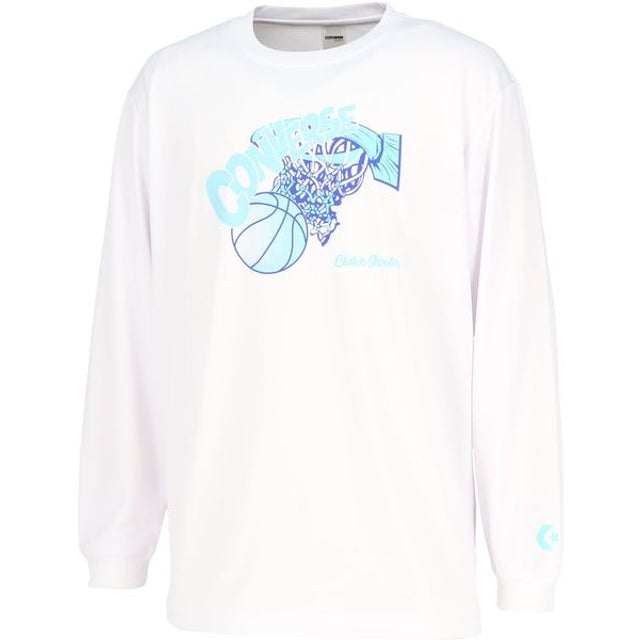 5F プリントロングスリーブシャツ(PRINT LONG SLEEVE SHIRT) （ホワイト）