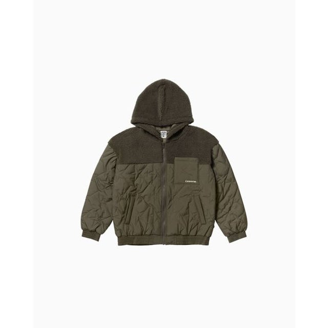 HYBRID CS QUILT HOODED JACKET LADIES （GREIGE）