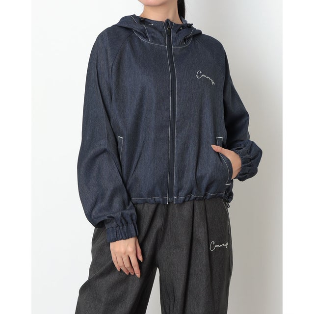 ライフスタイル ウェア シンセティック デニム ST EB フーデッドジャケット L （NAVY）