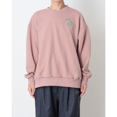 スウェットトレーナー AP シューズEMB クルートップ L （PINK）｜詳細画像