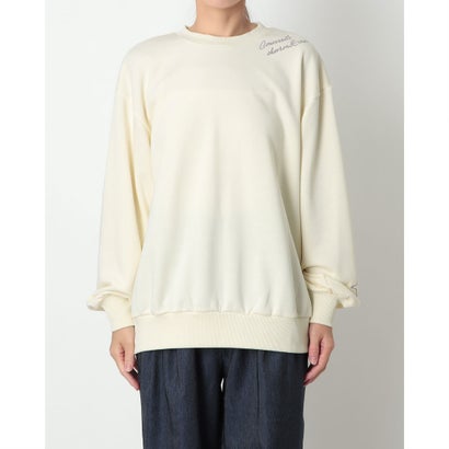 スウェットトレーナー CV ネックEB クルートップ L （WHITE）｜詳細画像