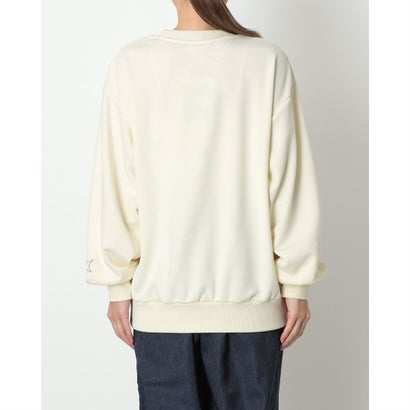 スウェットトレーナー CV ネックEB クルートップ L （WHITE）｜詳細画像