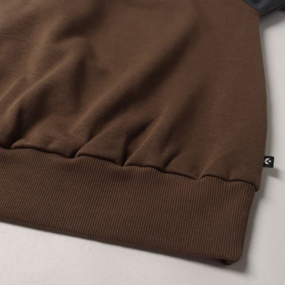 コンバース CONVERSE スウェットトレーナー CV コーデュロイロゴ クルートップ L （BROWN）｜詳細画像