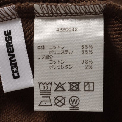 コンバース CONVERSE スウェットトレーナー CV コーデュロイロゴ クルートップ L （BROWN）｜詳細画像