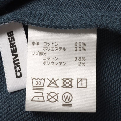 コンバース CONVERSE スウェットトレーナー CV ネックEB クルートップ L （BLUE）｜詳細画像
