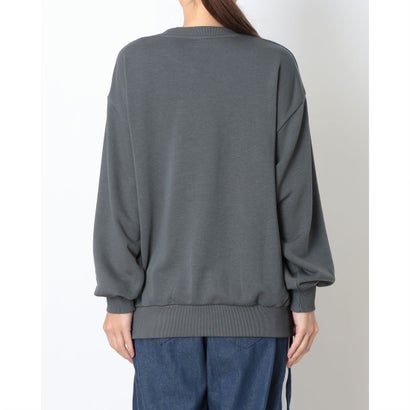 スウェットトレーナー CV ネックEB クルートップ L （GREY）｜詳細画像