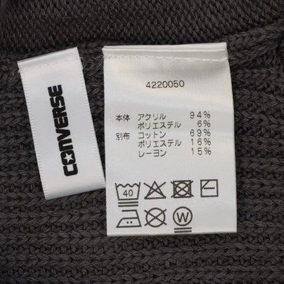 コンバース CONVERSE スウェットフルジップ AP デニムハイブリッドニット ジップJK L （GREY）｜詳細画像