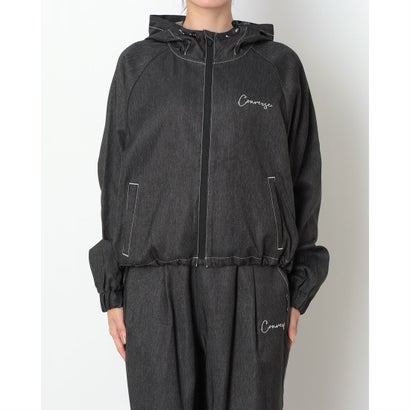 ライフスタイル ウェア シンセティック デニム ST EB フーデッドジャケット L （BLACK）｜詳細画像