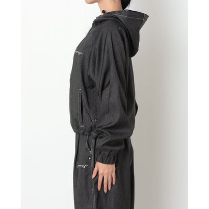 ライフスタイル ウェア シンセティック デニム ST EB フーデッドジャケット L （BLACK）｜詳細画像