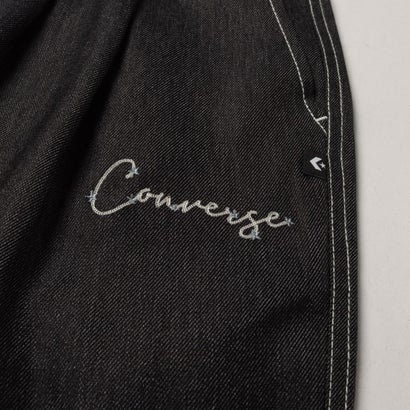 コンバース CONVERSE ライフスタイルロングパンツ シンセティックデニム ST EBパンツ L （BLACK）｜詳細画像