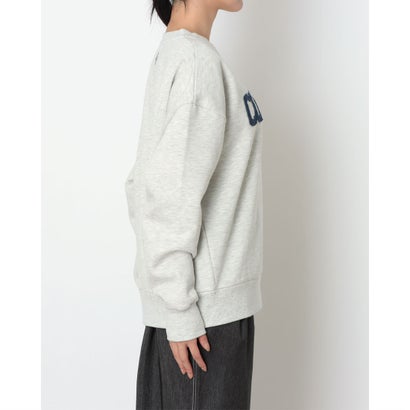 スウェットトレーナー AP デニムパッチ EMBS Wトップ L （WHITE）｜詳細画像