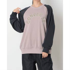 スウェットトレーナー CV コーデュロイロゴ クルートップ L （PINK）