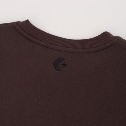 コンバース CONVERSE スウェットトレーナー AP デニムパッチ EMBS Wトップ L （BROWN）｜詳細画像