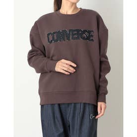 スウェットトレーナー AP デニムパッチ EMBS Wトップ L （BROWN）
