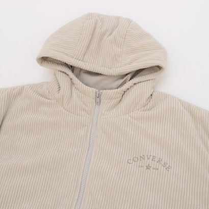 コンバース CONVERSE レディース 中綿ジャケット ハイブリッド CSCD キルトパーカ L 42000040 （GREIGE/GREIGE）｜詳細画像