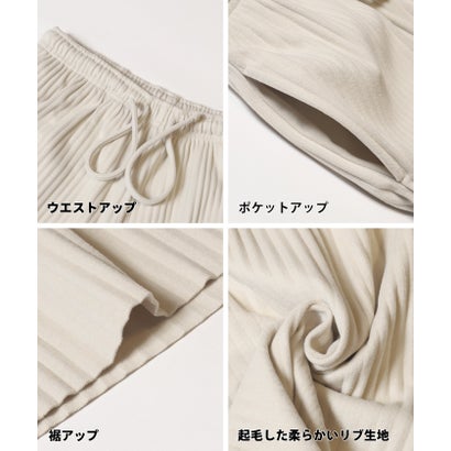 スムースリブパンツ （Brown）｜詳細画像