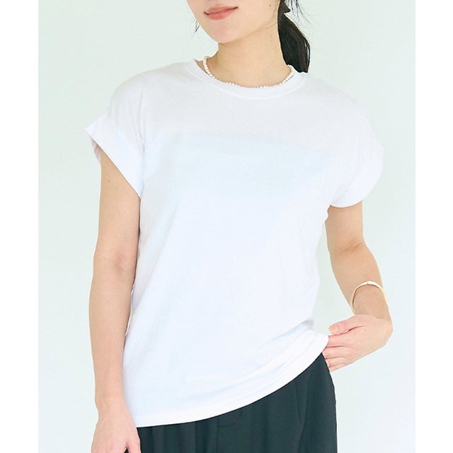 フレンチスリーブTシャツ （White）