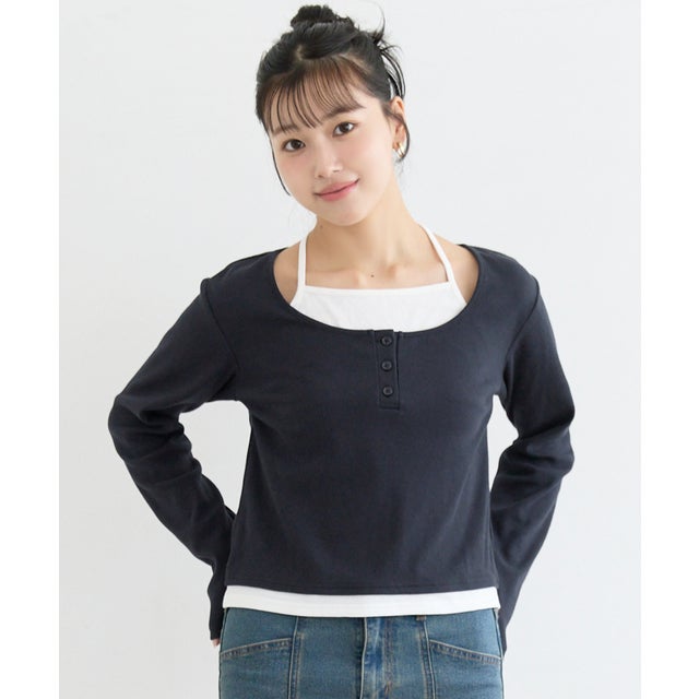 ユース レイヤードトップス （Navy）